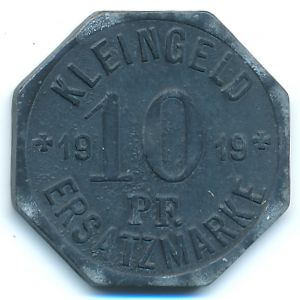 , 10 пфеннигов, 1919