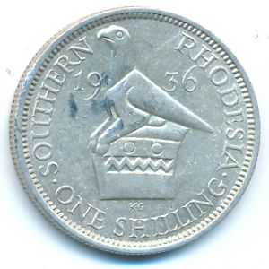 Южная Родезия, 1 шиллинг (1936 г.)