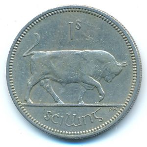 Ирландия, 1 шиллинг (1962 г.)