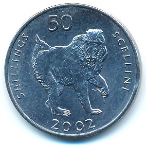 Сомали, 50 шиллингов (2002 г.)