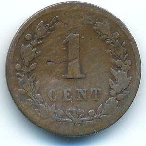 Netherlands, 1 cent, 1878