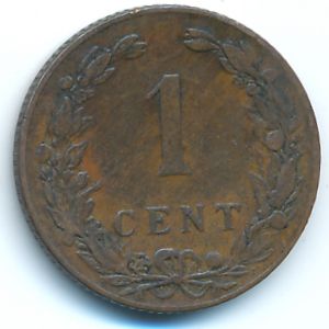 Нидерланды, 1 цент (1904 г.)