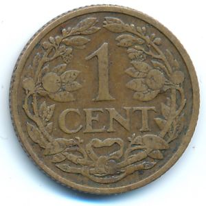 Нидерланды, 1 цент (1922 г.)
