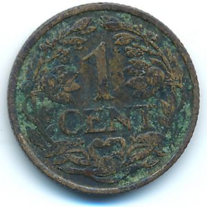 Нидерланды, 1 цент (1922 г.)