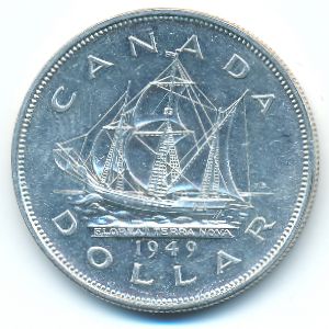 Канада, 1 доллар (1949 г.)