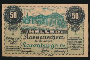 Нотгельды Австрии, 50 геллеров (1920 г.)