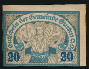 Нотгельды Австрии, 20 геллеров (1920 г.)
