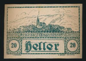 Нотгельды Австрии, 20 геллеров (1920 г.)