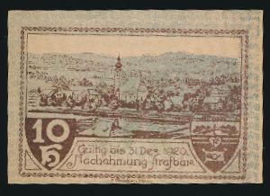 Нотгельды Австрии, 10 геллеров (1920 г.)