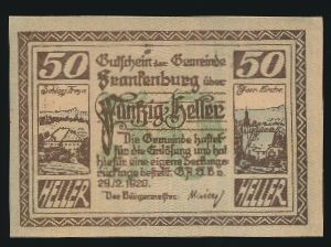 Нотгельды Австрии, 50 геллеров (1920 г.)