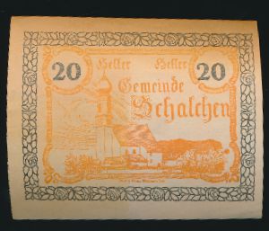 Austria Notgelds, 20 геллеров, 1920