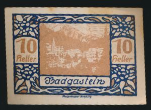 Нотгельды Австрии, 10 геллеров (1920 г.)