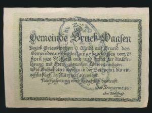 Нотгельды Австрии, 50 геллеров (1920 г.)