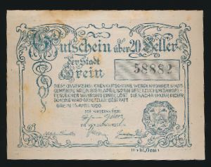 Austria Notgelds, 20 геллеров, 1920