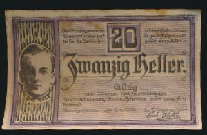Нотгельды Австрии, 20 геллеров (1920 г.)