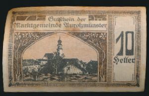 Нотгельды Австрии, 10 геллеров (1920 г.)