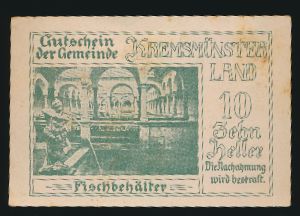 Austria Notgelds, 10 геллеров, 1920