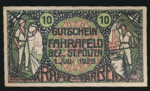 Нотгельды Австрии, 10 геллеров (1920 г.)