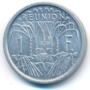 Реюньон, 1 франк (1964 г.)