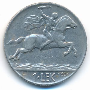 Албания, 1 лек (1931 г.)