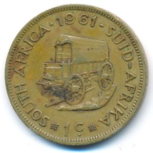 ЮАР, 1 цент (1961 г.)