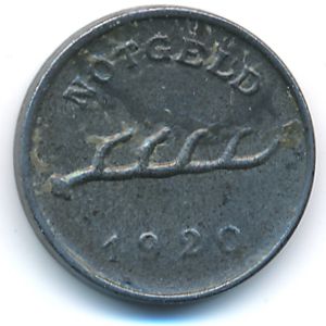 Bad Mergentheim., 1 пфенниг, 1920