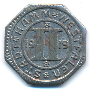 , 2 пфеннига, 1919