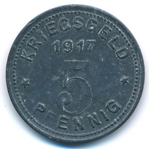 Виттен., 5 пфеннигов (1917 г.)