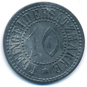 Вайда., 10 пфеннигов (1918 г.)