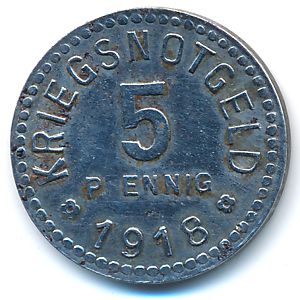 Volkach, 5 пфеннигов, 1918