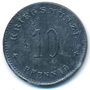 Вайсенбург., 10 пфеннигов (1918 г.)