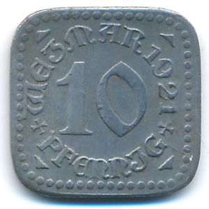 Веймар., 50 пфеннигов (1921 г.)