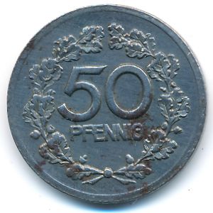 Фохвинкель., 50 пфеннигов (1918 г.)