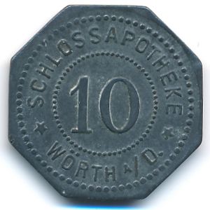 Ворт., 10 пфеннигов