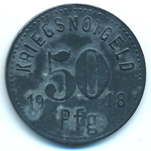 Апольда., 50 пфеннигов (1918 г.)