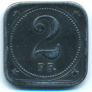 Ален., 2 пфеннига (1918 г.)