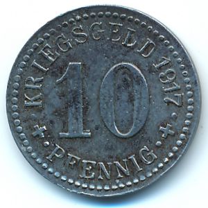 Ален., 10 пфеннигов (1917 г.)
