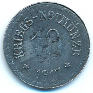Арцберг., 10 пфеннигов (1917 г.)