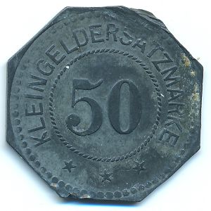 Ауэрбах., 50 пфеннигов