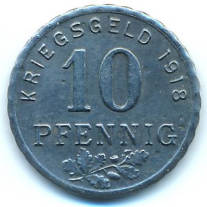 Бохум., 10 пфеннигов (1918 г.)