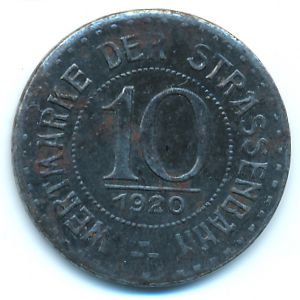 Бреслау., 10 пфеннигов (1920 г.)