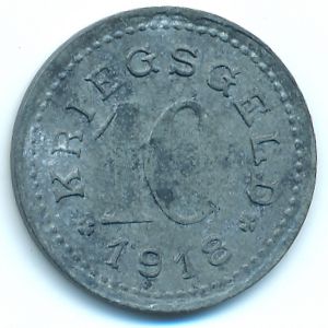 Балинген., 10 пфеннигов (1918 г.)