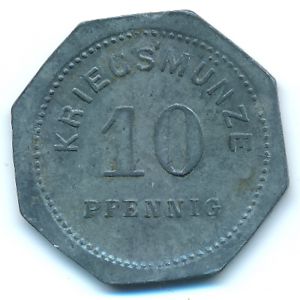 Бенсхайм., 10 пфеннигов (1917 г.)