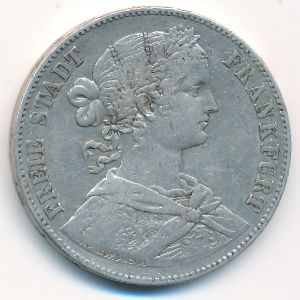 Франкфурт, 1 талер (1860 г.)