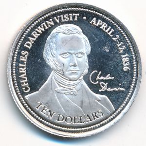 Кокосовые острова, 10 долларов (2003 г.)