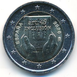 Spain, 2 евро, 2026
