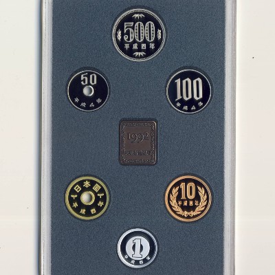 Япония, Набор монет (1992 г.)