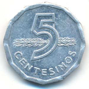 Уругвай, 5 сентесимо (1978 г.)