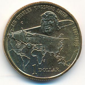 Australia, 1 dollar, 1997