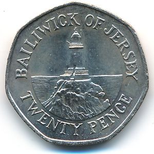 Джерси, 20 пенсов (1984 г.)